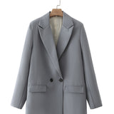 Eleganter Blazer mit Zweireiher-Design und Klassischem Schnitt