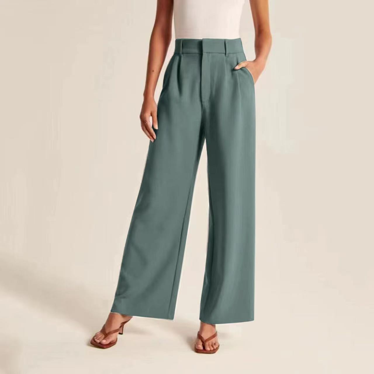 Elegante High-Waist Wide-Leg Hose mit zeitlosem Schnitt
