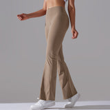 Figurbetonte Flared Fitnesshose mit Hohem Bund – Formende Sportleggings für Training und Alltag