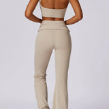 Elvira | High-Waist Leggings mit gerafftem Bund