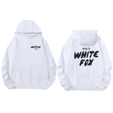 Kapuzenpullover "White Fox Vol.3“ – Lässiger Hoodie im Streetwear-Stil