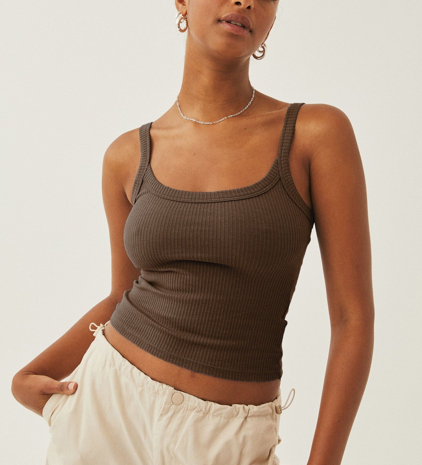 Philine | Ärmelloses Crop-Camisole für Frauen