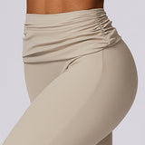 Elvira | High-Waist Leggings mit gerafftem Bund