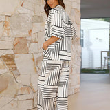 Rieke | Schickes zweiteiliges bedrucktes Co-Ord Set