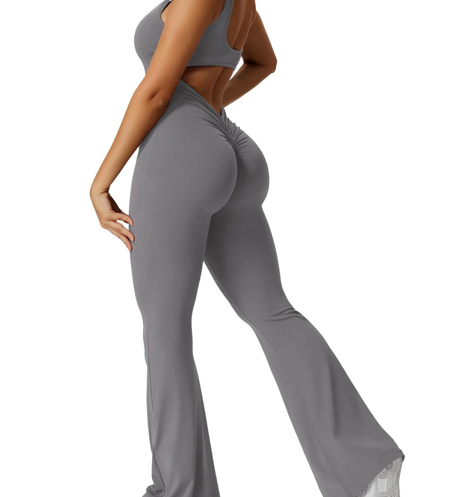 Sienna | Rückenfreier Flare-Jumpsuit