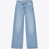 Weit geschnittene Jeans mit modernem High-Waist-Schnitt