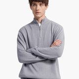 Weston | Half Zip Stehkragen Herrenpullover aus Merinowolle