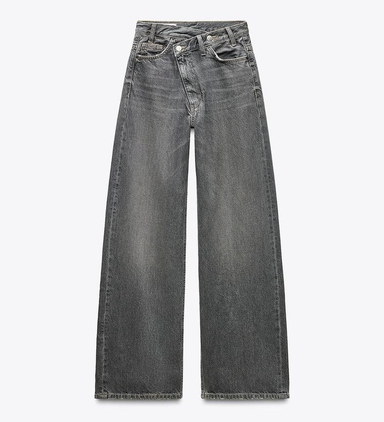 Weit geschnittene Jeans mit modernem High-Waist-Schnitt