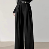 Gisela | Hochgeschnittene Hose mit weitem Bein für Damen