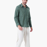 Kai | Lightweight Langarm Herren Sommer Leinenhemd