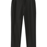 Carson |  Marineblau Zopfmuster-Pullover 3-teiliges Set mit hose & Wildleder-Loafer