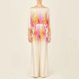 Johanna | Stilvolles Damen Satin-Set im eleganten Design