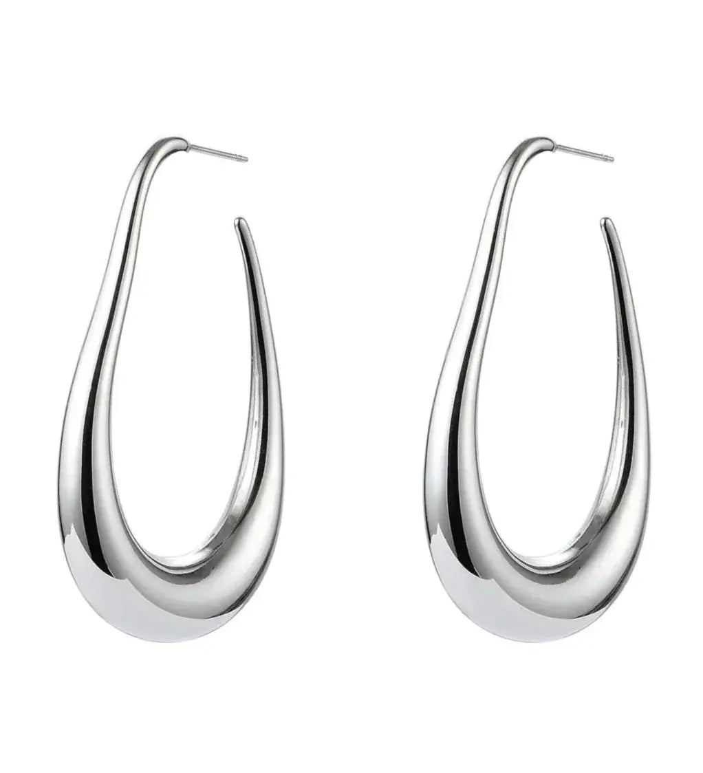 Andrea | Minimalistische Insel-Ohrringe in Silber Zendoo.de