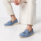 Beige Loafer mit Quasten – Eleganz und Komfort