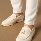 Beige Loafer mit Quasten – Eleganz und Komfort