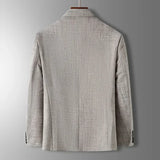 Valerio | Eleganter Herrenblazer in Blau, Grau und Beige