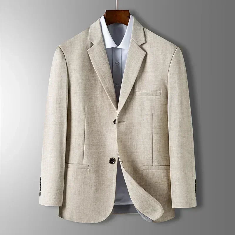 Valerio | Eleganter Herrenblazer in Blau, Grau und Beige