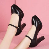 Cordelia - Plateau-Pumps - Lederabsätze