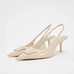 Luca | Weiße Gala-Pumps mit Absatz Zendoo.de