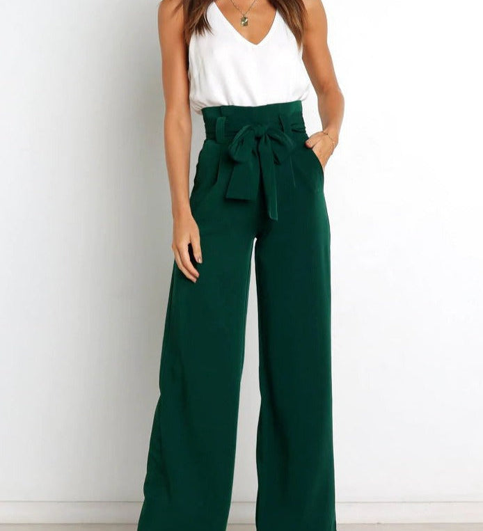 Gudrun | Elegante Stoffhose mit Schleife