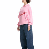 Oversized Damen Hoodie mit Sternen-Print - Streetwear