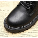 Winterstiefel aus schwarzem Leder - Delphine Zendoo.de