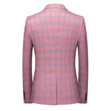 Guillano | Eleganter Karo-Blazer in Rosa