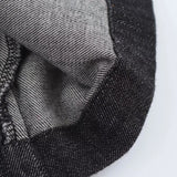 Langes Jeans Hemdblusenkleid mit Knopfleiste und langen Ärmeln für Damen