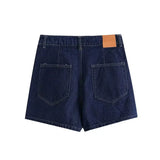 Damen-Denim-Set – Kurzarm-Jeansjacke & Asymmetrischer Minirock