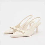 Luca | Weiße Gala-Pumps mit Absatz Zendoo.de