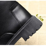 Winterstiefel aus schwarzem Leder - Delphine Zendoo.de