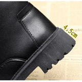 Winterstiefel aus schwarzem Leder - Delphine Zendoo.de