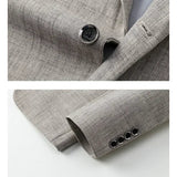 Valerio | Eleganter Herrenblazer in Blau, Grau und Beige