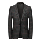 Gianni | Schwarzer Karo-Blazer
