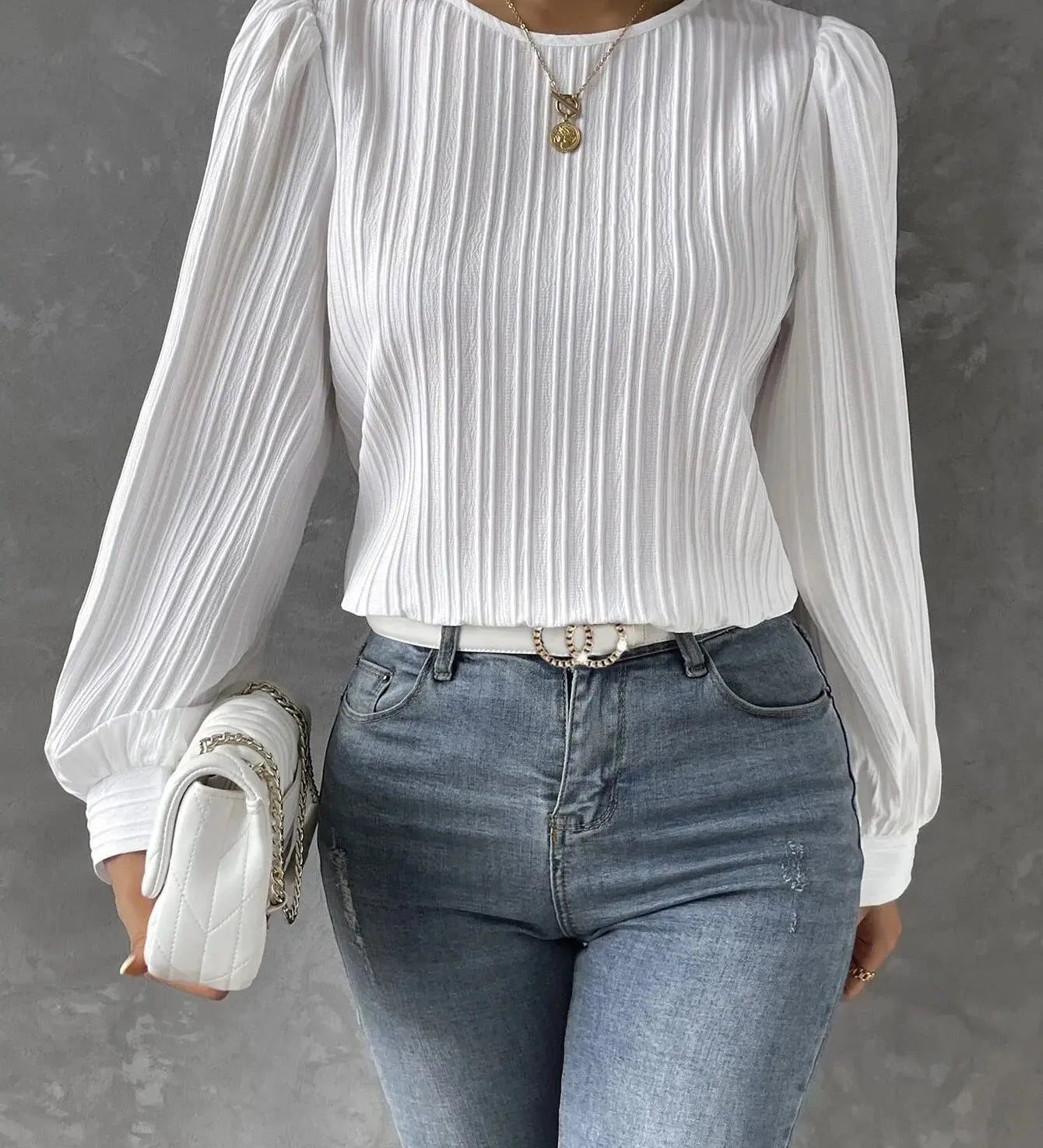 Emma | Zeitlos Elegante Bluse Zendoo.de