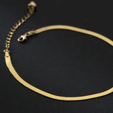 Sophie | Zeitloses Clara Fußkettchen in  Silber Zendoo.de