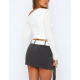 Käthe | Schickes Twisted Long Sleeve Top für Frauen