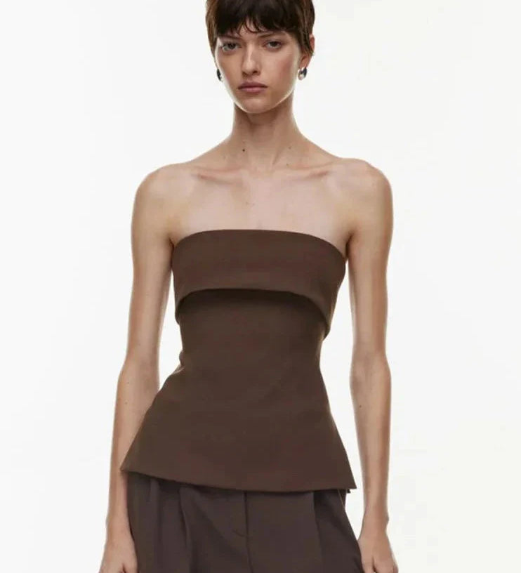 Sophie | Trägerloses Bandeau-Top