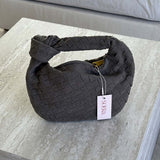 Ilyse | Geflochtene Mini-Tasche aus Wildleder