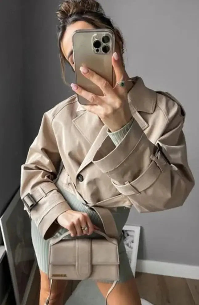 Leonie | Gekürzter Trenchcoat Zendoo.de