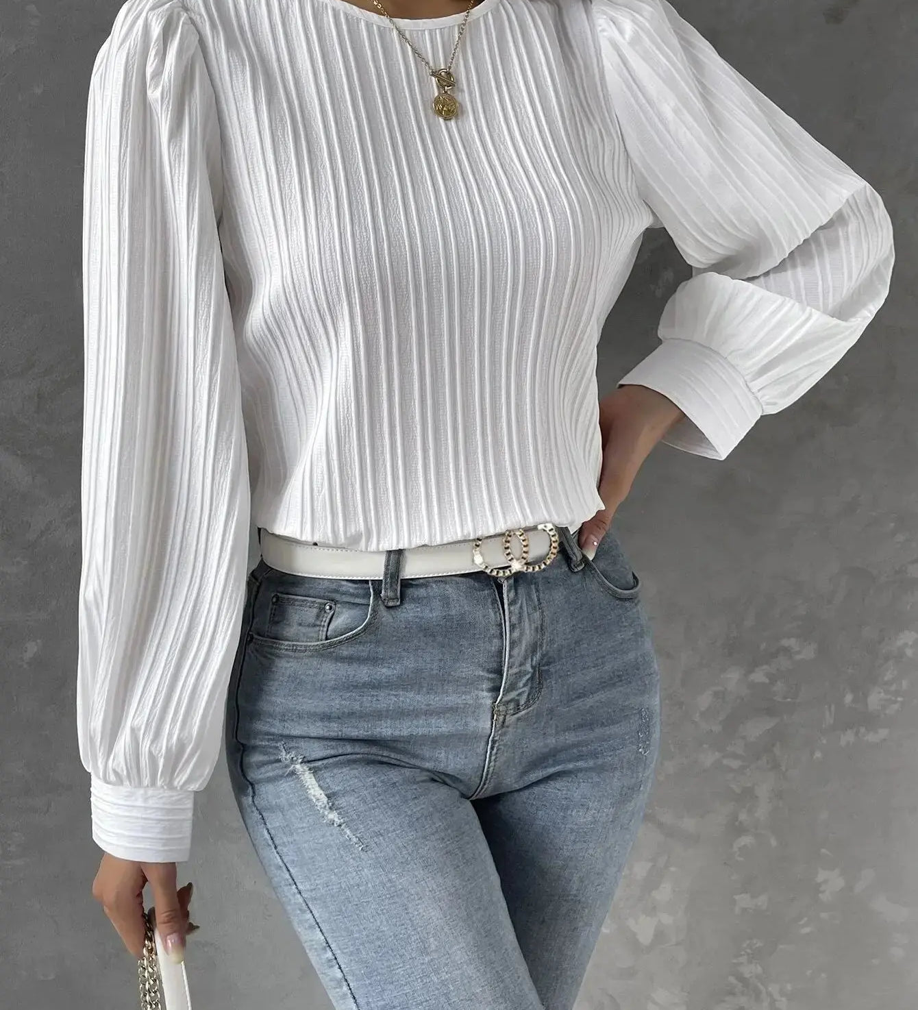 Emma | Zeitlos Elegante Bluse Zendoo.de