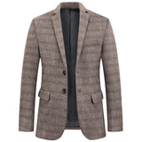 Ryan | Eleganter Herrenblazer in Grau und Khaki – Stilvoll und Vielseitig