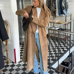 Elena | Suede Trenchcoat Zendoo.de