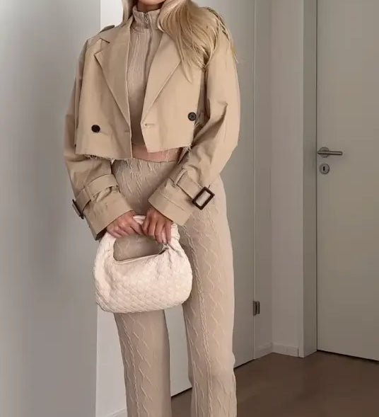 Leonie | Gekürzter Trenchcoat Zendoo.de