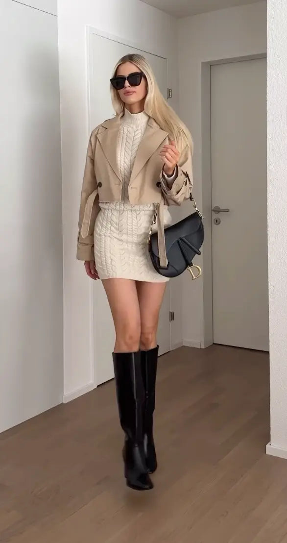 Leonie | Gekürzter Trenchcoat Zendoo.de