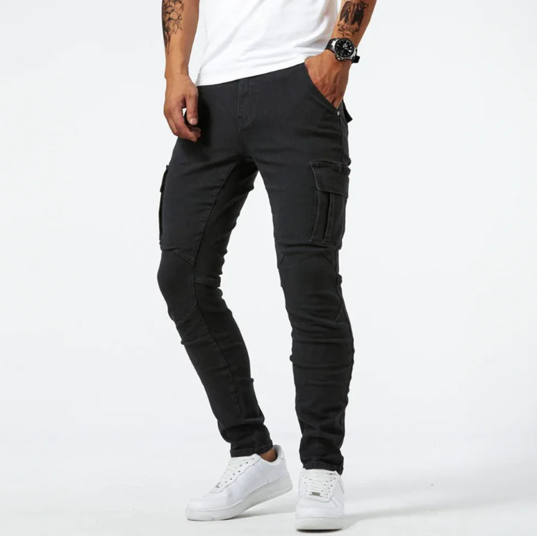 Robin | Stylische Cargo-Skinny-Jeans für Herren