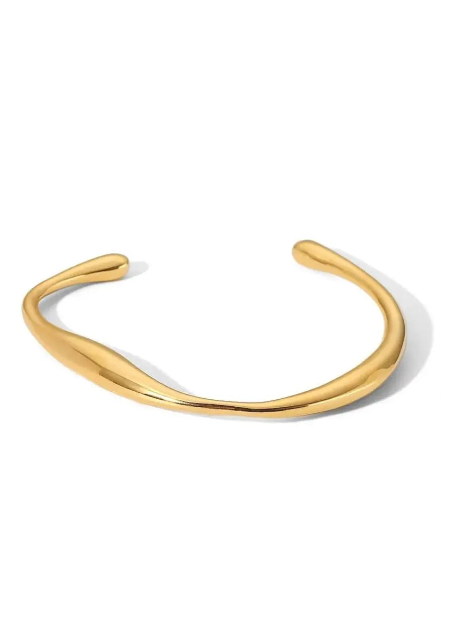 Lena | Golden Manschettenarmband Zendoo.de
