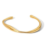 Lena | Golden Manschettenarmband Zendoo.de