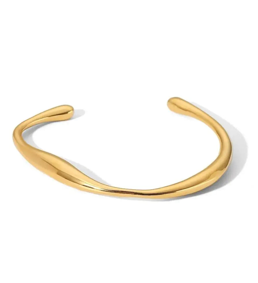 Lena | Golden Manschettenarmband Zendoo.de