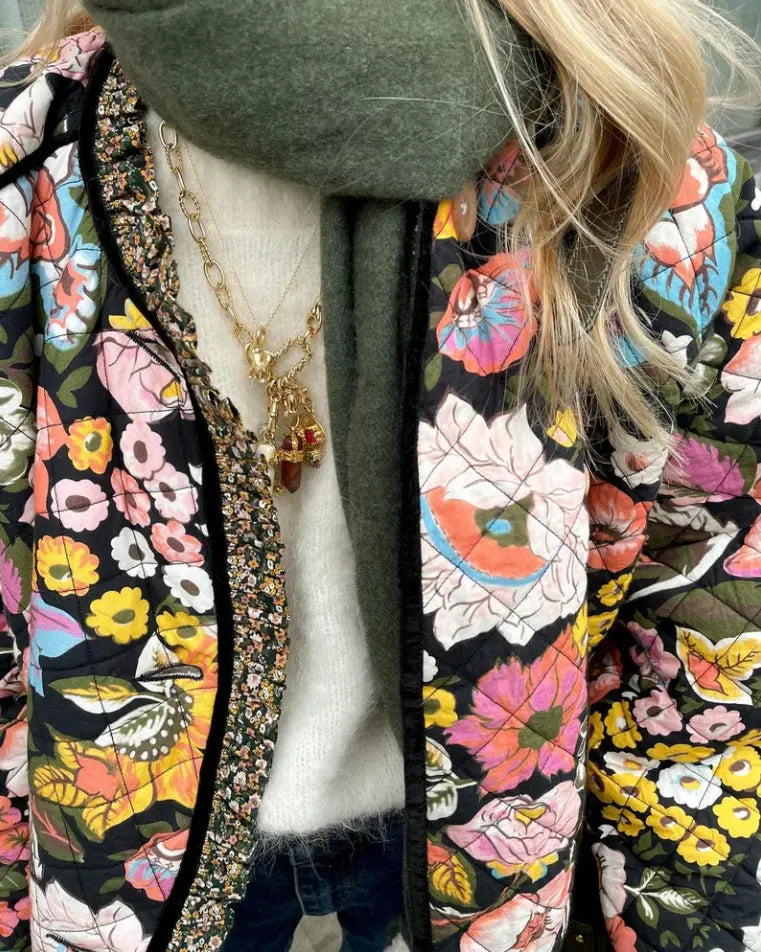 Flora | Blumenmuster Jacke von Rosalie Zendoo.de